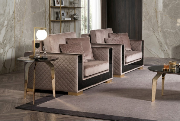 Dësch Kaffisdësch Säitendëscher Wunnzëmmer Sofa Neien Couchtisch Luxus Design Canapé.