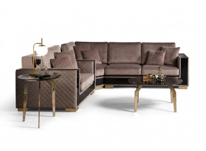 Dësch Kaffisdësch Säitendëscher Wunnzëmmer Sofa Neien Couchtisch Luxus Design Canapé.