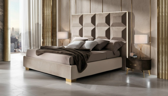 Modern Bett Luxus Better Chesterfield Miwwelen Barock Hotel Textil Schlofkummer