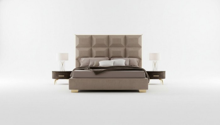 Modern Bett Luxus Better Chesterfield Miwwelen Barock Hotel Textil Schlofkummer