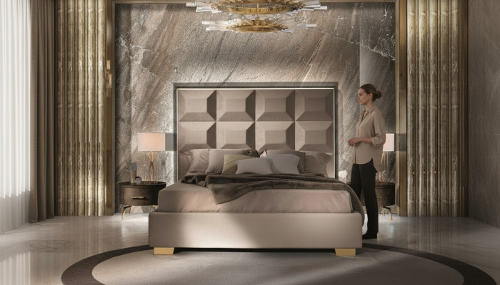Design Modern Luxus Schlofkummer Nuetsdësch Better Bett 3tlg. Schlofkummer Set