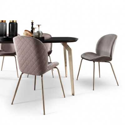 Iesszëmmer Still Holz Luxus Fauteuil Still Beige Lehnstull Wunnzëmmer Miwwelen nei