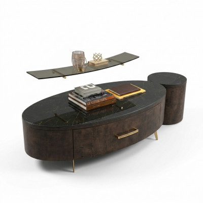 Modern Wunnwand Wunnzëmmer Wandregal Sideboard RTV Regal Maueren Schaf 2-Deeler.