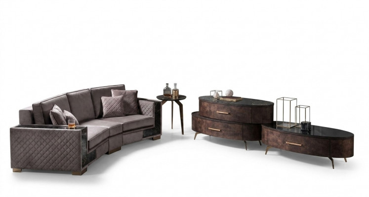 Design Wunnwand Sideboard 2x Wandoflage RTV Kommode Anrichte 4 tlg. Set RTV