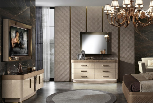 Kommoden-Set Grupp Holzdesign Schaf Schaf nei Wunnzëmmer Set Kommode Spigel