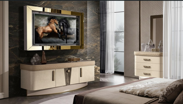 Set Modern Wunnwand Kommode RTV Wunnzëmmer Wunnwänn Wunnzëmmer Set TV-Rahmen