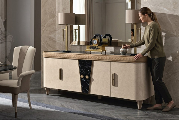 Kommode Anrichte Sideboard Beige Sideboards Massivholz Schaf Miwwelen Kommoden