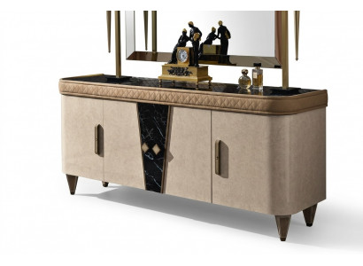 Kommode Anrichte Sideboard Beige Sideboards Massivholz Schaf Miwwelen Kommoden