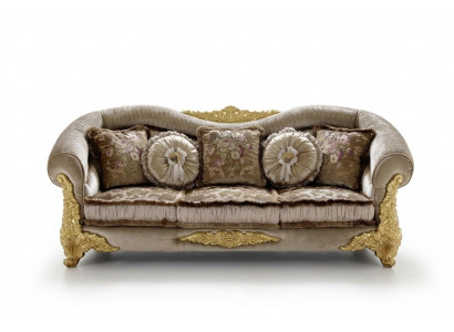 Canapé Canapé Stoff Canapé 3 Sëtzer Stoff Dräisëtzer Design Polster Luxus Sëtz Neit