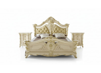 Klassesch Bett Luxus Chesterfield Holz Schlofkummer Hotel Barock Miwwelen Better