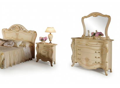 Design Miwwel Schaf Grupp Nei Luxus 2tlg Kommode Spigel Holz Set Klassesch
