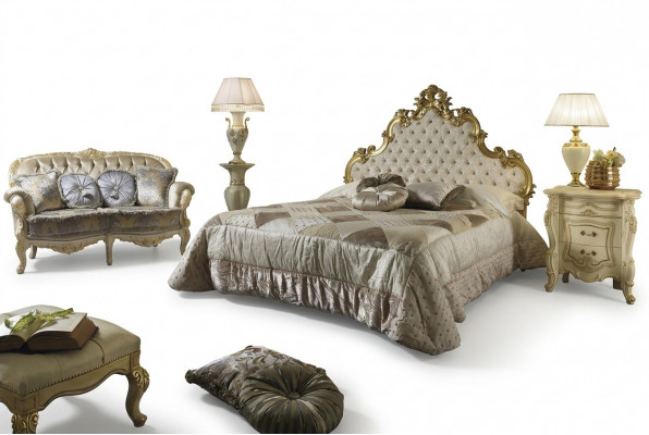 Massivholz Schlofzëmmer Designbett Holzbett Bett Duebelbett Holzbettsmiwwel