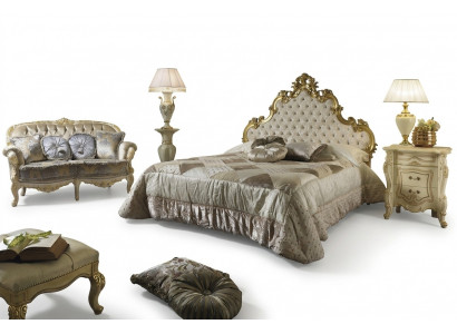 Massivholz Schlofzëmmer Designbett Holzbett Bett Duebelbett Holzbettsmiwwel
