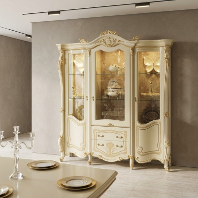 Vitrine Kommode Buffet Schaf italienesch Miwwelen Ariichtung Regaler Vitrinen