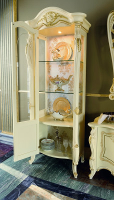 Kommoden Schiefen Glas Design Schaf Barock Rokoko Vitrin Kommoden Vitrinnen