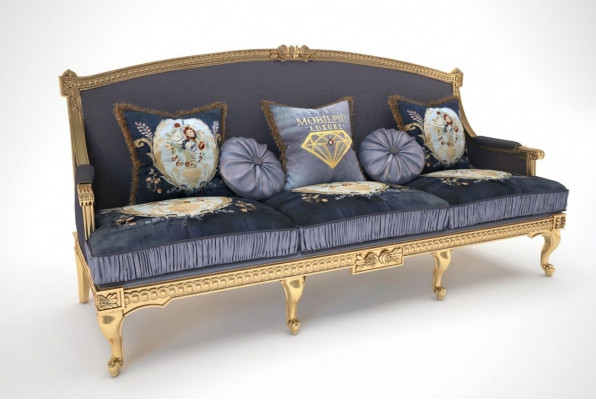 Sofas Canapéen Sëtz Garnituren Design Club 3er Canapé Couch Polster 3 Sëtzer Textil