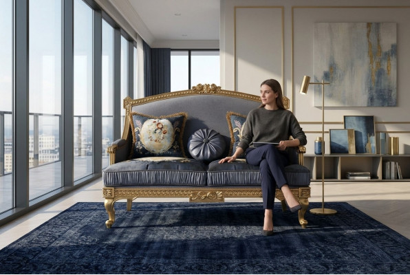 Miwwel 2-Sëtzer Sofa Couch Polster Lounge Club Couch Sofae Design Zweisëtzer