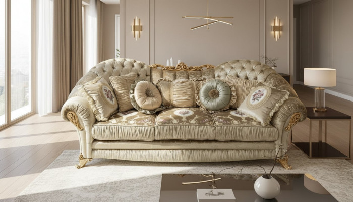 Sofa Canapé Polster Lounge Club Couchen Sofas Design Dräisëtzer Miwwelen 3 Sëtzer