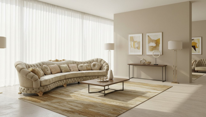 Designer Canapé Ronn Ecksofa Ronn Canapé Modern Italienesch Wunnlandschaft Miwwelen