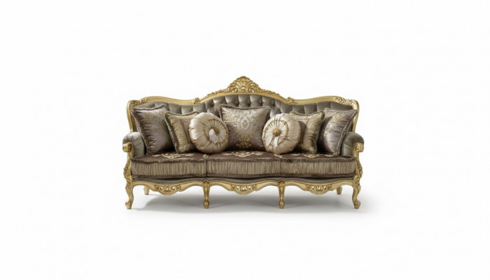 Wunnlandschaft 3 Sëtzer Couche Sofa Coucher Polster Coucher Dräisëtzer Klassesch.