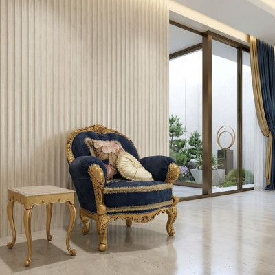 Klasseschen Design Fauteuil Wunnzëmmer Eenzelsëtz Canapé Lounge Club Hotel Luxus.