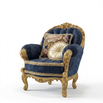 Klasseschen Design Fauteuil Wunnzëmmer Eenzelsëtz Canapé Lounge Club Hotel Luxus.