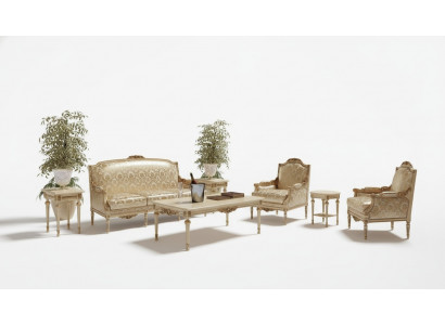 Sofagarnitur 3+1 Set Design Canapé Polster Couchen Canapé Klassesch Luxus Grupp