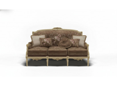 Canapé Këssen Sofa 3 Sëtzer Textilcanapé Original Couchen Sofa Dräisëtzer Miwwelen