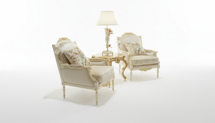 Een-Seeter Troun Een-Seeter Italienesche Stil Designer Miwwelen Relax Club Neie Fauteuil