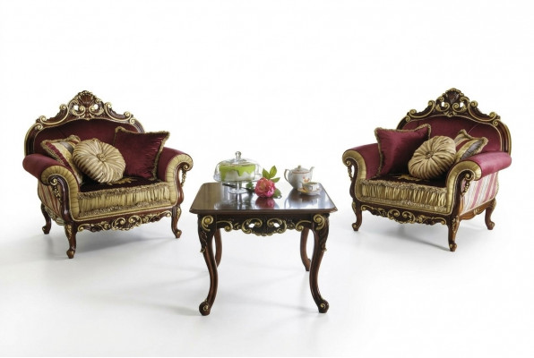 Couchtischen Dësch Luxus Holzdëscher Konsolen Design Italienesch Miwwelen Kommoden