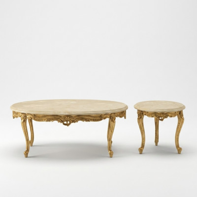 Couchtisch Holzdësch Design Dëscher Italienesch Miwwelen nei Luxus Wunnzëmmer Dësch