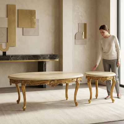 Wunnzëmmerdësch Dëscher Bäistelltësch Canapédësch Kaffisdësch Neien Designer Dësch
