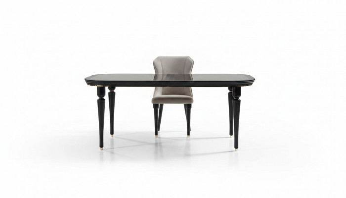 Dësch Holz Dëscher Modern Design Iesszëmmer Iess Luxus Dësch am italieneschen Stil