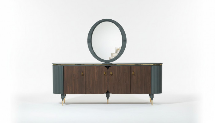 Miwwel Kommode Sideboard Schaf Modern nei Kommoden Holz Schief Anrichte Nei