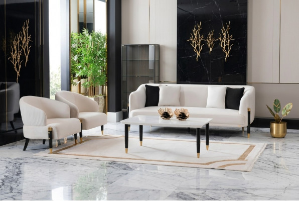 Sofasëtzt 3+1+1 Sëtzer Set Design Sofa Nei Polster Couchen Canapé Garnitur Nei