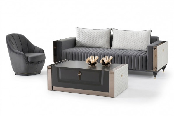 Dëscher Miwwelen Dësch Luxus Niewendësch Holz Modern Couchdësch Wunnzëmmer Design