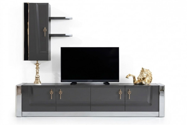 Sideboard Wunnzëmmer Miwwelen TV Lowboard Télévisiounsstand Design RTV Schaf Wunnwand