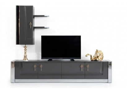 Sideboard Wunnzëmmer Miwwelen TV Lowboard Télévisiounsstand Design RTV Schaf Wunnwand