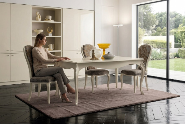 Set Dësch Iessgrupp 5 Deeler. Dëscher Set Iessdësch 4 x Stull Set Grupp