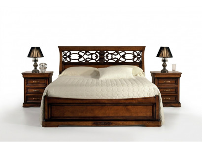 Bett Miwwelen fir Schlofkummer Duebelbett Holzbett Designbett Vaccari cav giovanni