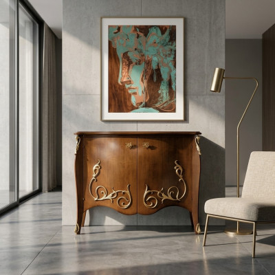 Kommoden Holz Schief Schränk Miwwelen Luxus Kommode Sideboard Schaf Italien