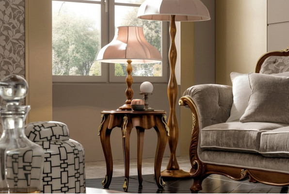 Ronne Couchtisch Luxus Design Couch Dësch Kaffisdësch Niewendëscher Wunnzëmmer Neit