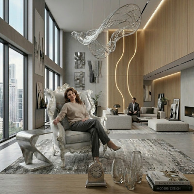 Design Canapé Sofa Sëtzer Stoff Lounge Club Neien Polster Luxus Sëtz Relax Fauteuil