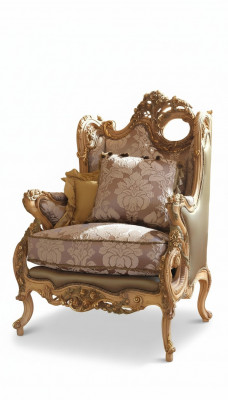 Fotell, Sofen, Canapé, Affiche, Klassesch, Stoff, Klassesch, Luxus, 1-Sëtz Sofa, Miwwelen