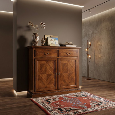 Kommodeschëffer Holz Säitbord Schaf Stillmassiv Kommode Wunnzëmmer Nei