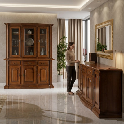 Kommoden Tiräng Holz Sideboard Schaf Schiefen Massiv Kommoden Wunnzëmmer