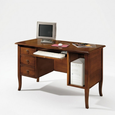 Büro Computerdësch Miwwel Set Massivholz Schreifdësch Italienesch Ariichtung Nei