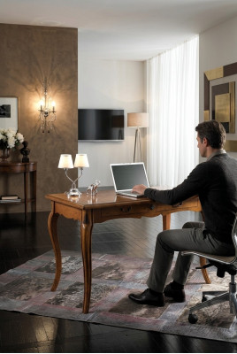 Computerdësch Sekretär Schreifdësch Echt Holz Büro Dësch Italienesch Dëscher Nei