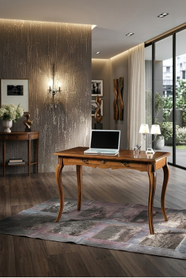 Computerdësch Sekretär Schreifdësch Echt Holz Büro Dësch Italienesch Dëscher Nei