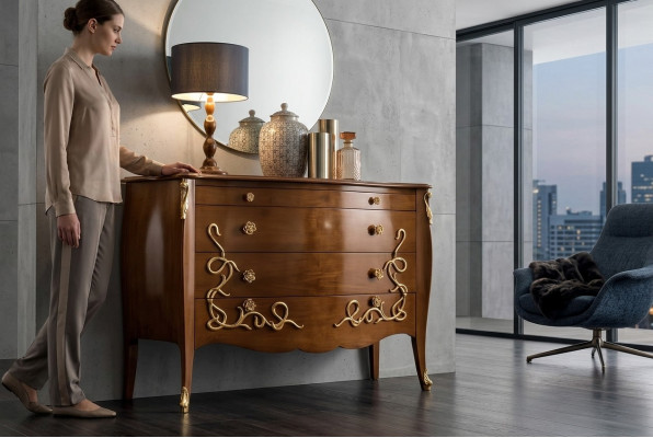 Kommode Buffet Sideboard Braun Massiv Sideboards Holz Schaf Möbel Kommoden